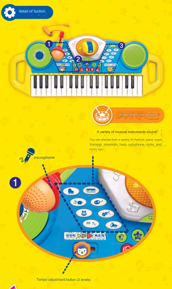 (Preorder) Pororo Piano & Drum